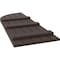 Ekena Millwork Americraft 5-Board (3 Batten) Wood Joined Board-n-Batten Shutters w/ Arch Top, ARW401BQ518X80TBH, PR ARW401BQ518X80TBH - alternate 8